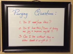 Purging Questions